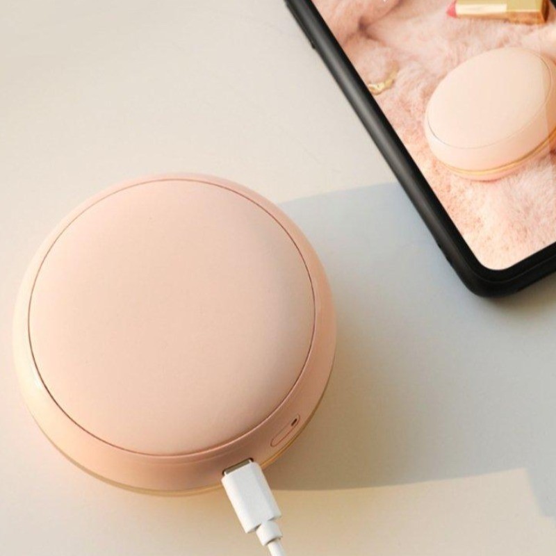 Macaron Power Bank & Hand Warmer with Mirror