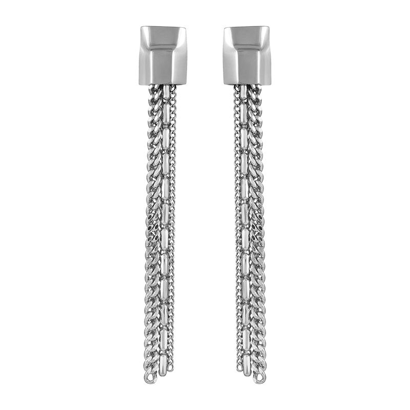 Metal Tassel Earrings