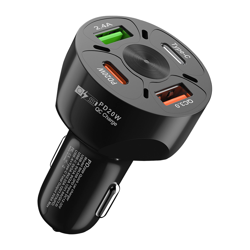 4 Port Car Charger