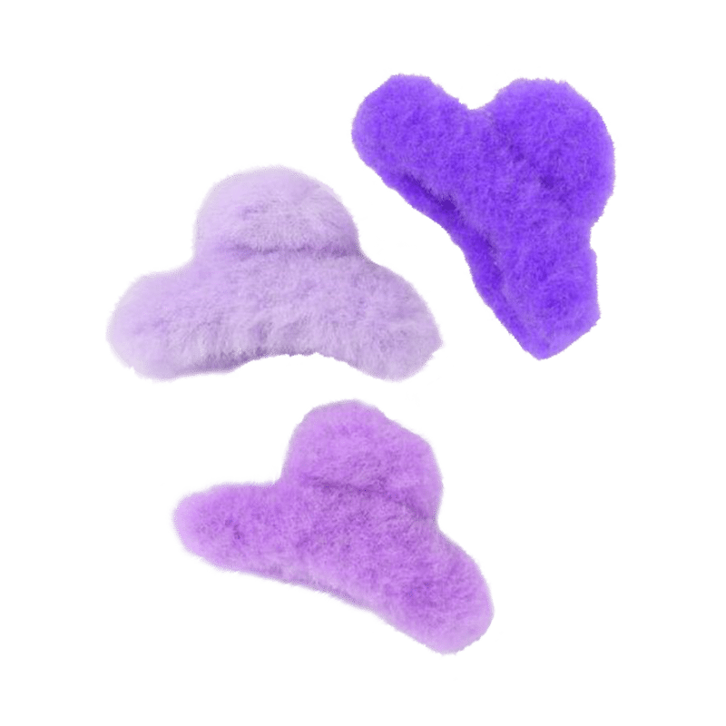 Set of Three Fluffy Claws