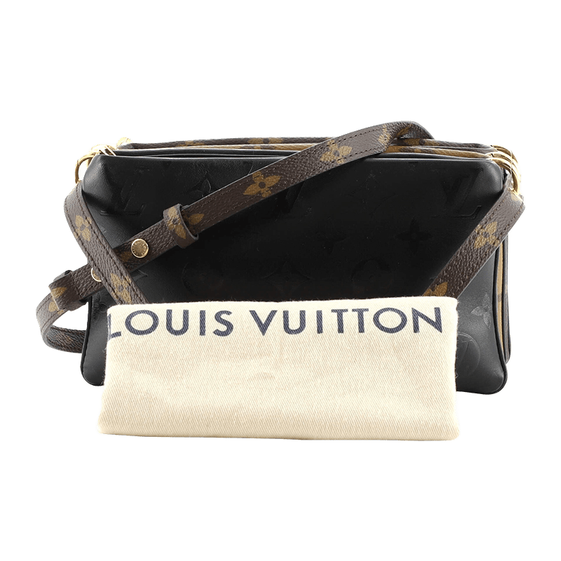 Louis Vuitton LV3 Pouch Bag Monogram Canvas, Reverse Monogram Canvas and Monogram Ink Embossed Lambskin