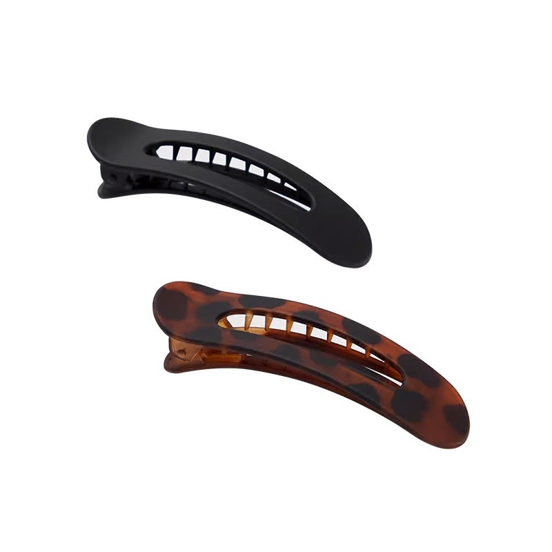 Recycled Plastic Flat Lay Claw Clips 2 Piece Set