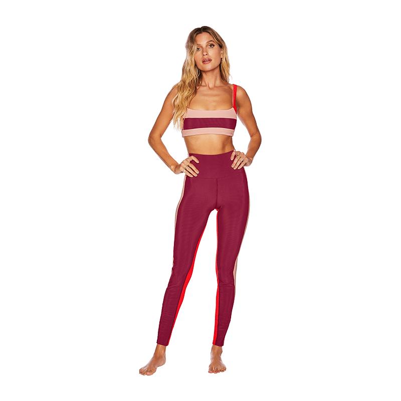 Colorblock Rib Legging 