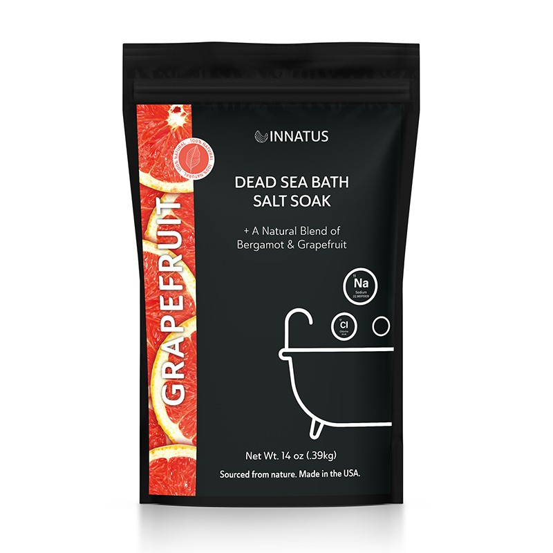 Dead Sea Soothing Bath Salt Soak with 21 Minerals (Bergamot & Grapefruit)