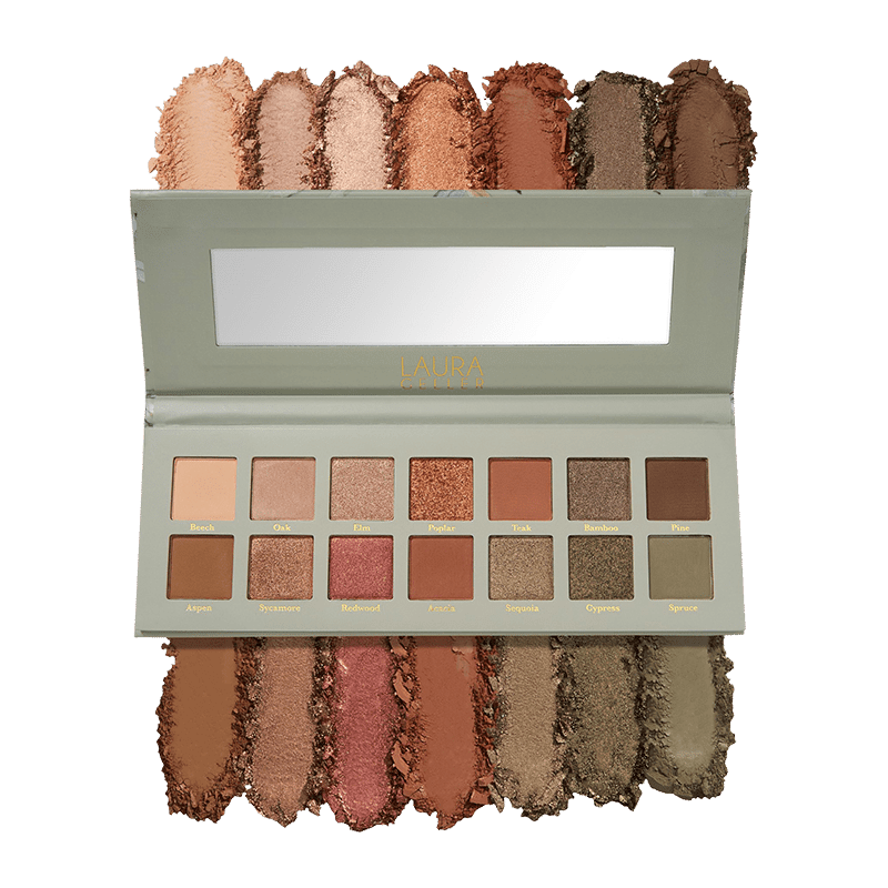 The Casual Collection Copper & Khaki 14 Multi-Finish Eyeshadows