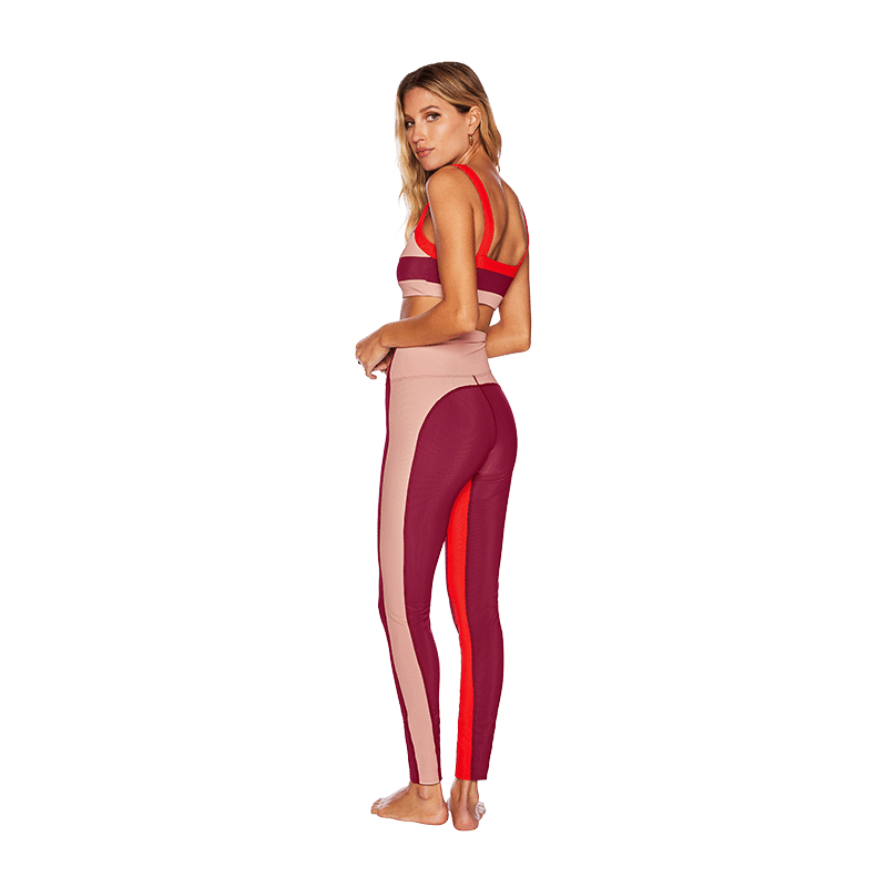 Colorblock Rib Legging 