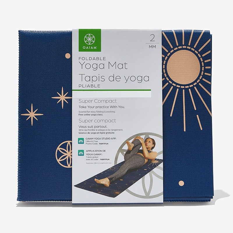 Foldable Yoga Mat in Midsummer Nights