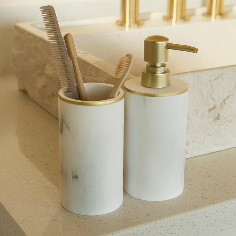 Bath Set (Faux Marble)