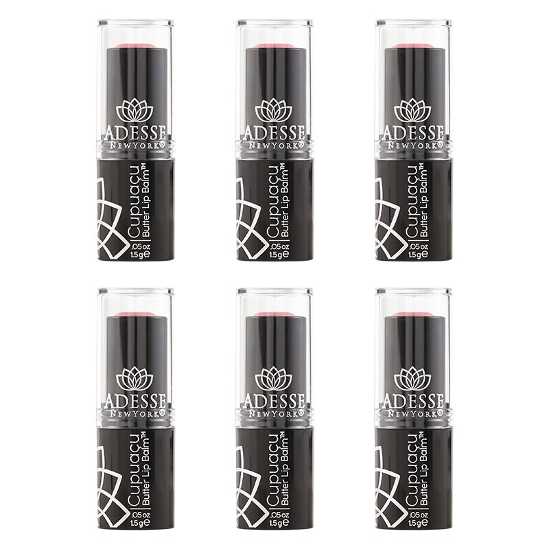 Set of 6 Mini Cupuaçu Butter Lip Balm
