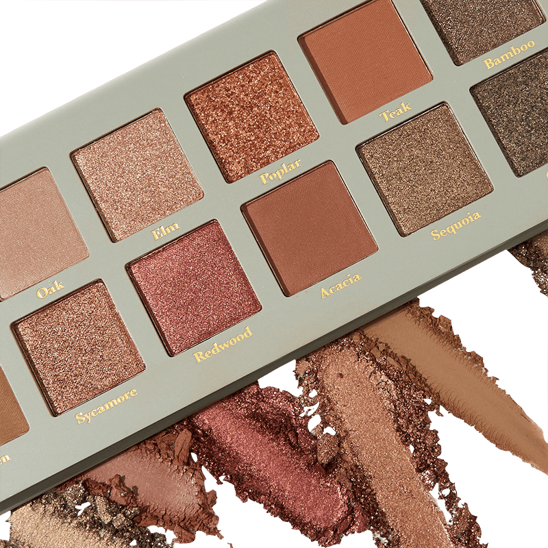 The Casual Collection Copper & Khaki 14 Multi-Finish Eyeshadows