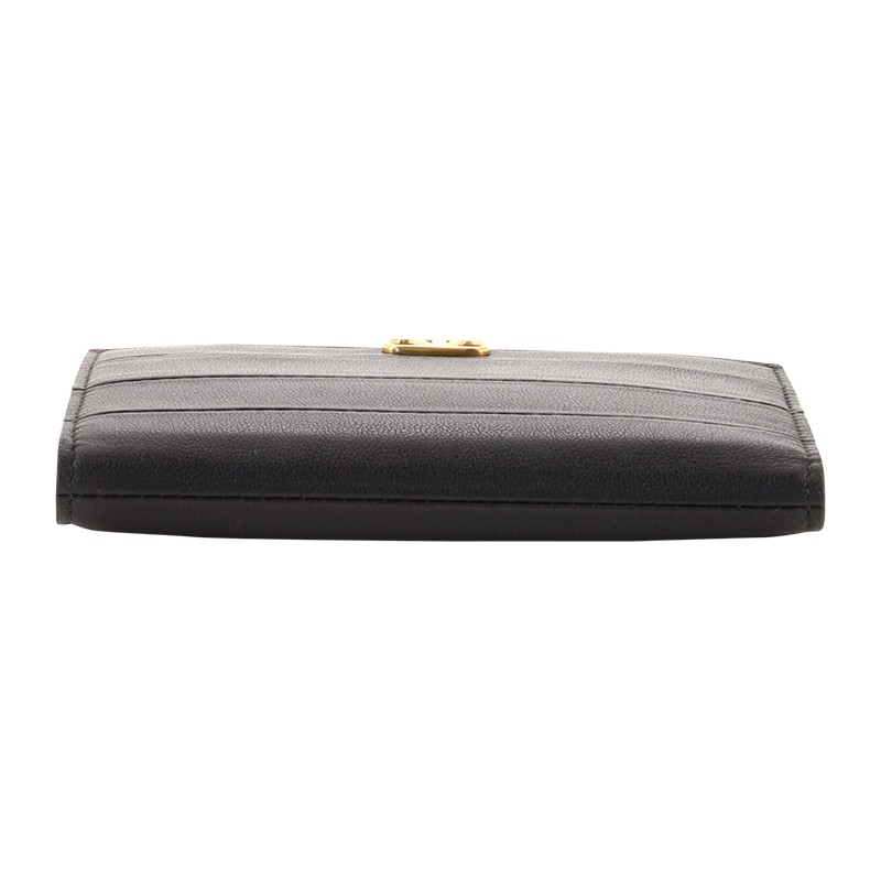Valentino Garavani Vlogo Bifold Coin Card Holder Leather