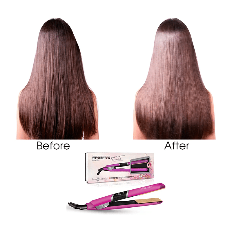 1" Nano Fiber Flat Iron with Zero Friction Technology