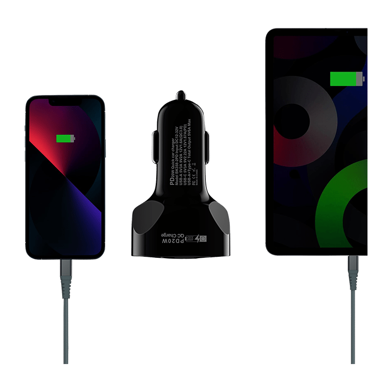 4 Port Car Charger