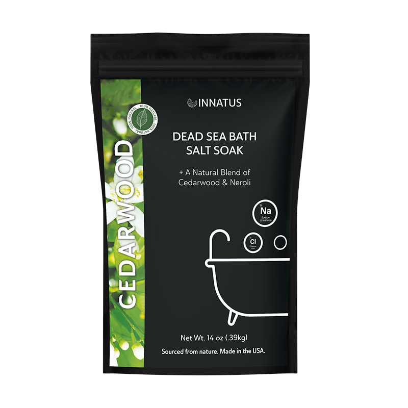 Dead Sea Soothing Bath Salt Soak with 21 Minerals (Cedarwood & Neroli)