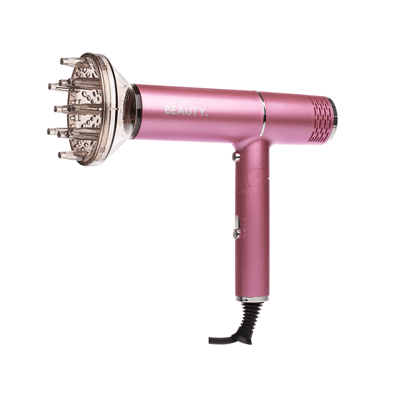 AirFold Ionic Foldable Dryer with Nozzle and Diffuser