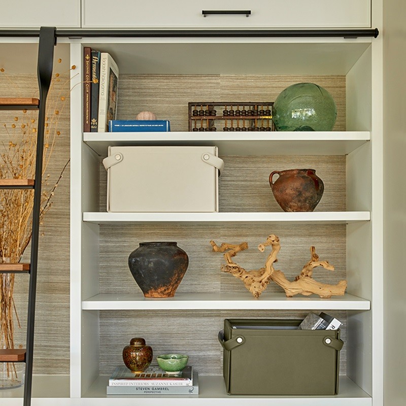 Collapsible Vegan Leather Basket (Large)