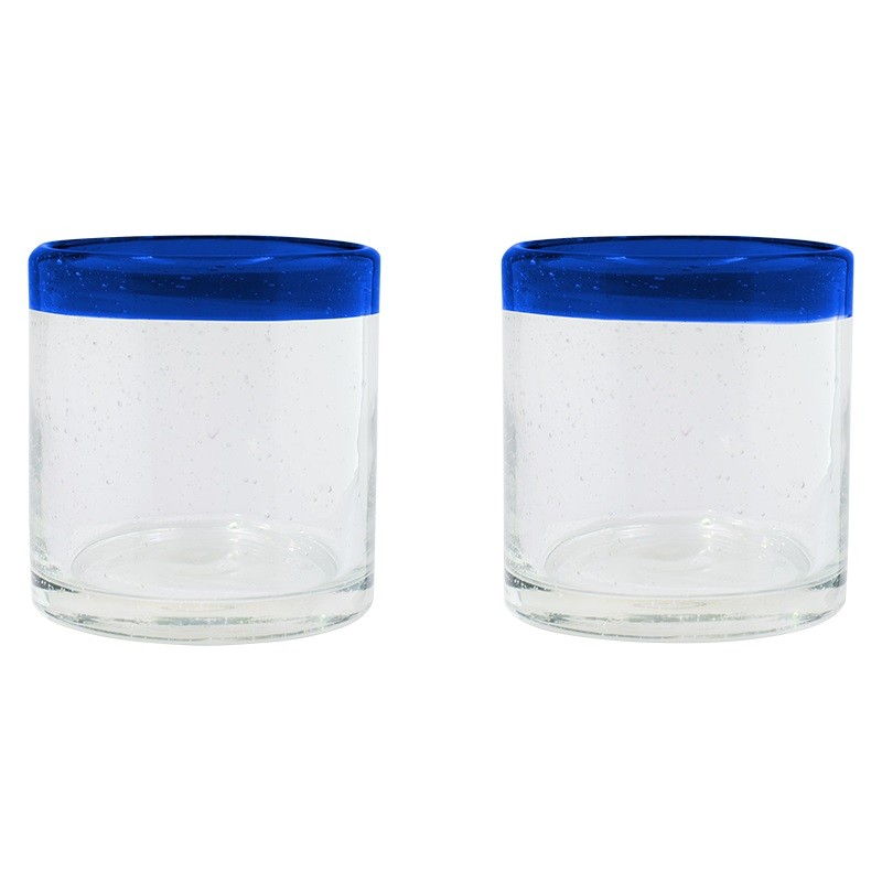 Hand-blown Drinking Glasses (Set of 2)