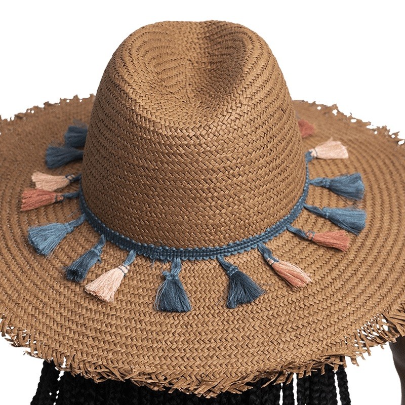 Ponce Straw Hat with Tassel Band
