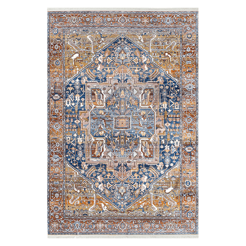 Vintage Harriet Medallion Fringe Area Rug