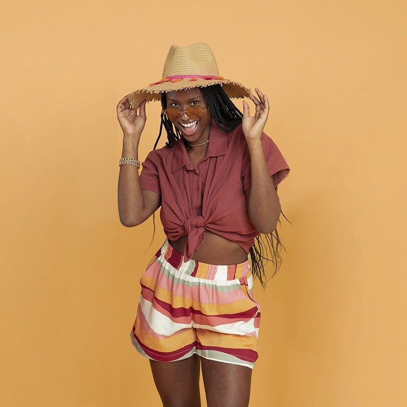 Ponce Straw Hat with Tassel Band