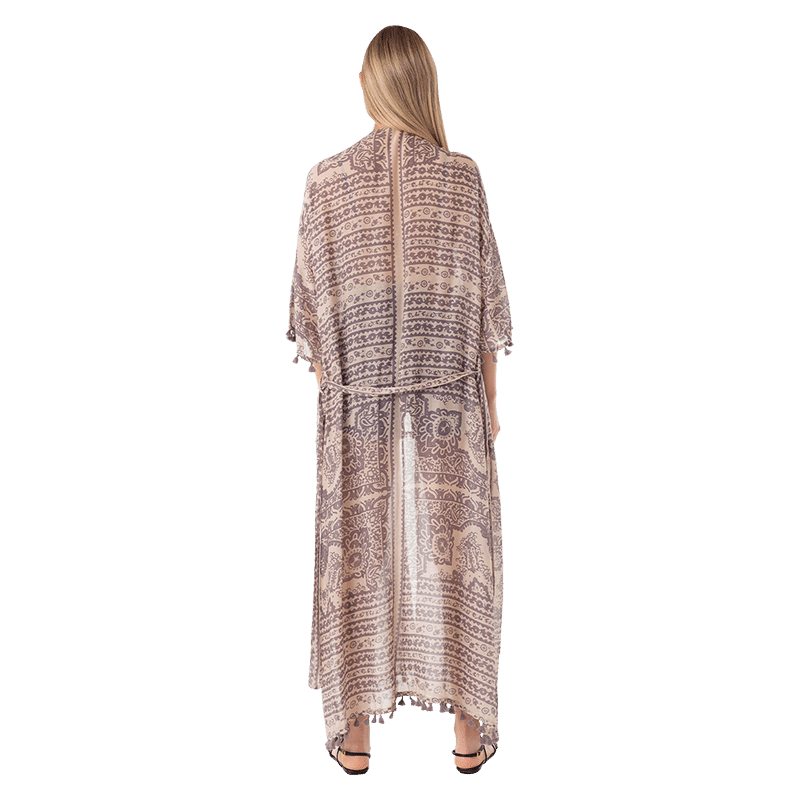 Kimono Robe with Tassels
