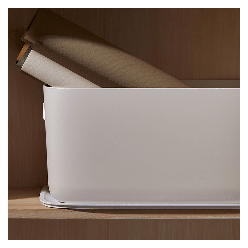 Large Storage Bins with Lids Set of 2