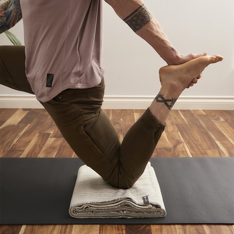 Melange Cotton Yoga Blanket