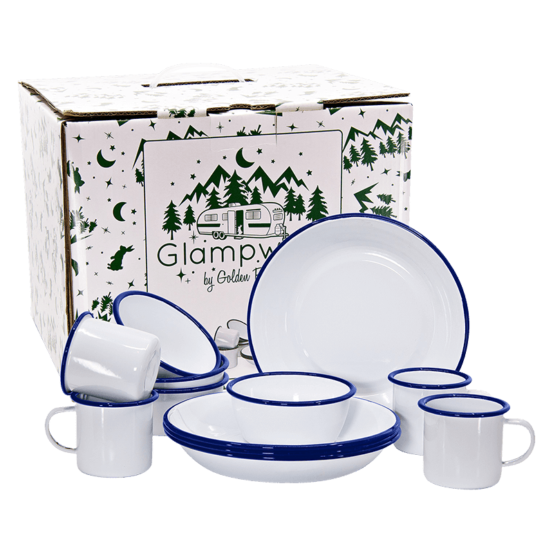 Rolled Rim 12 Piece Set