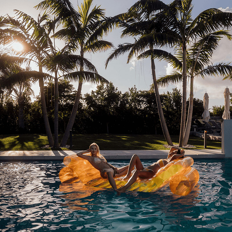 Sun Kissed Dual Chaise Luxury Pool Float