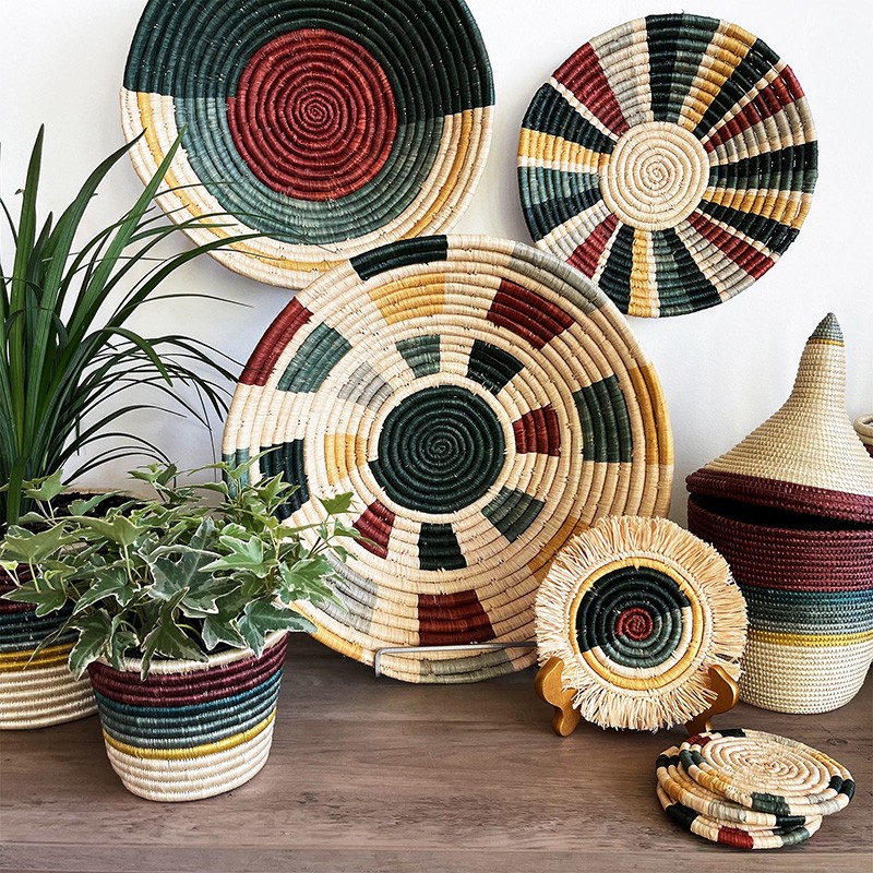 Fringe Coasters - Set of 4