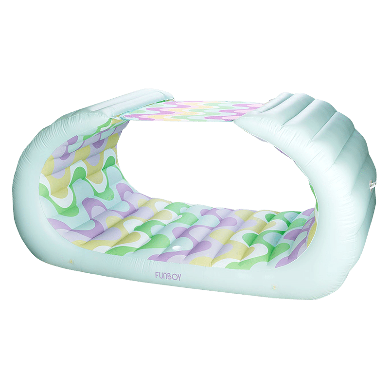 70's Wave Cabana Luxury Pool Float