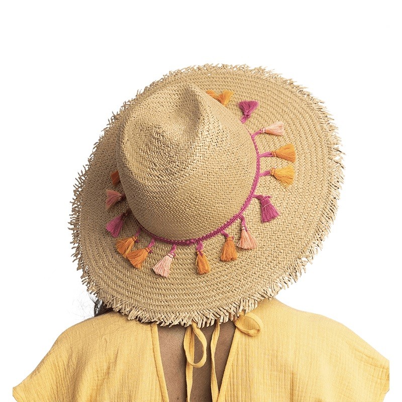 Ponce Straw Hat with Tassel Band