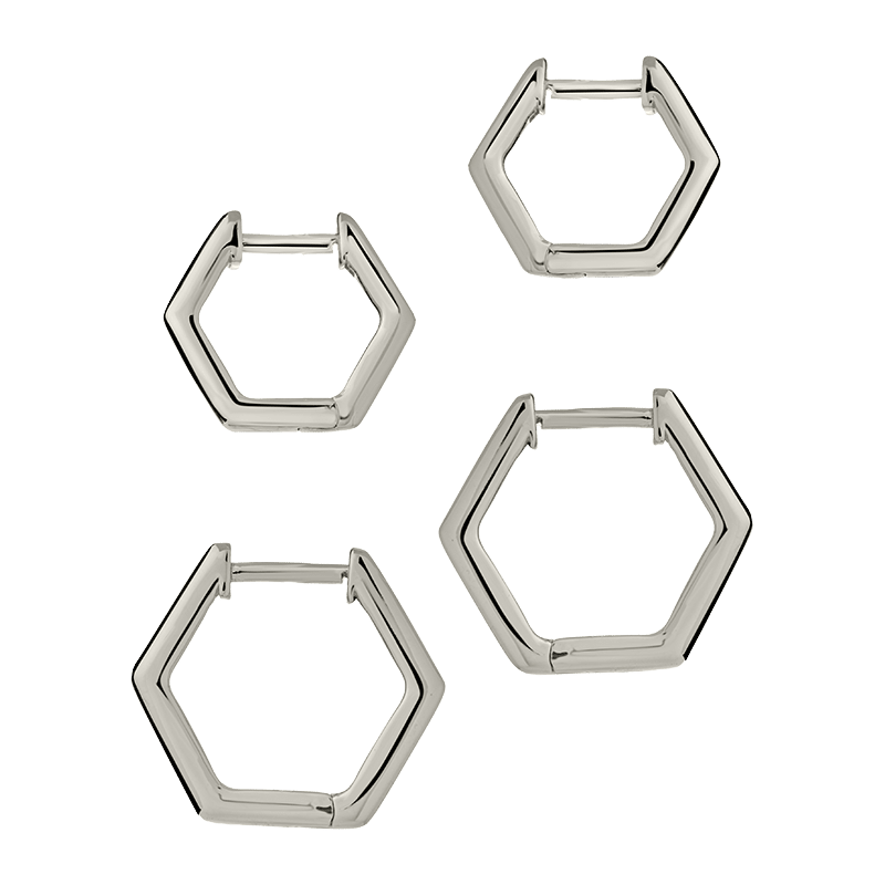 Emmy Geometric Hoop Earring (Set of 2)