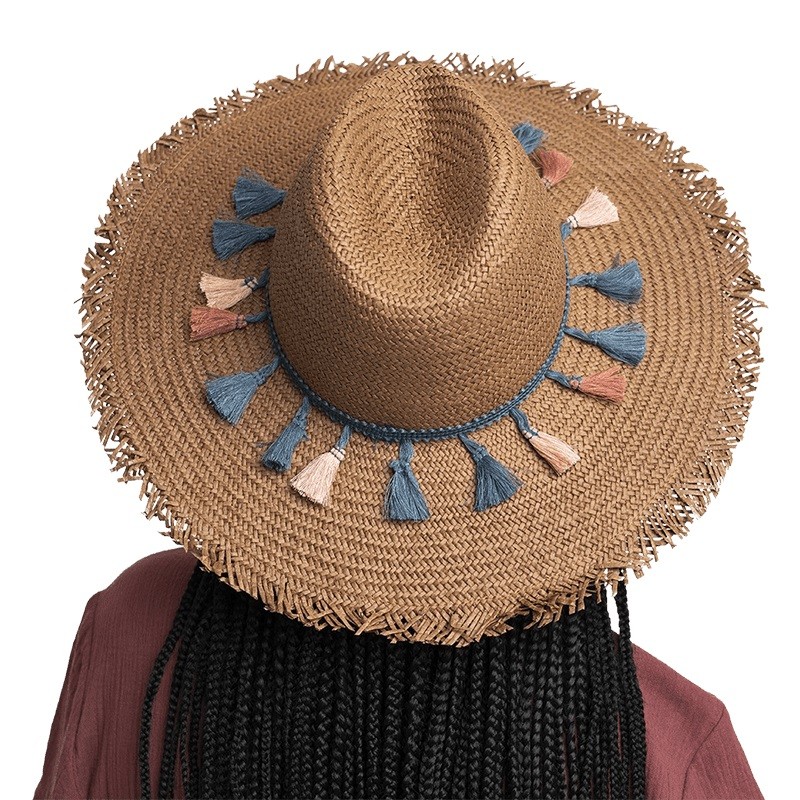 Ponce Straw Hat with Tassel Band