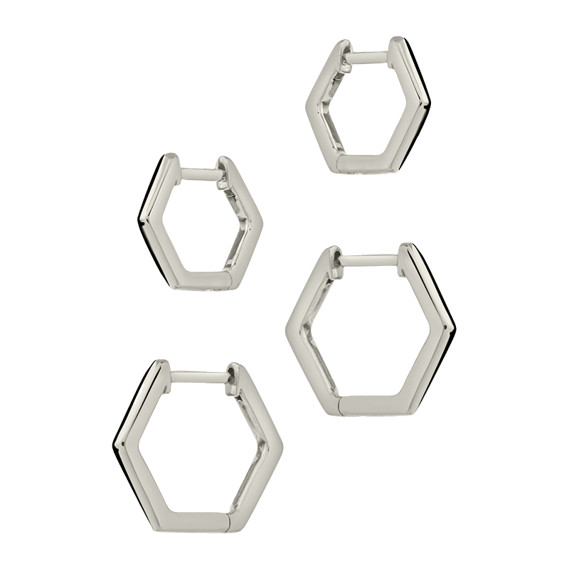 Emmy Geometric Hoop Earring (Set of 2)