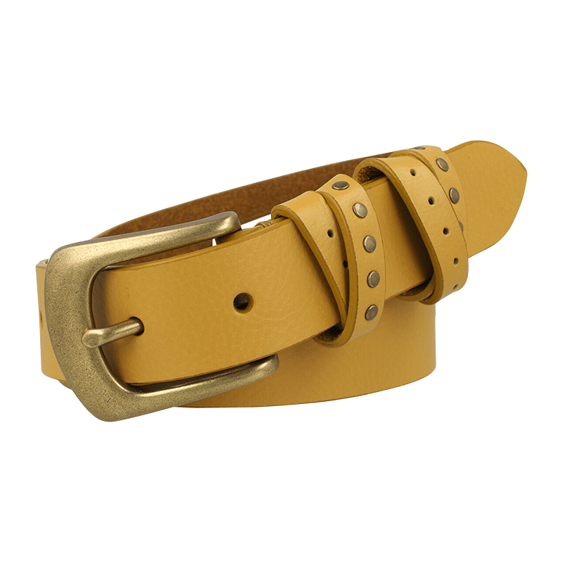 Belt With Wrapped Keeper - S