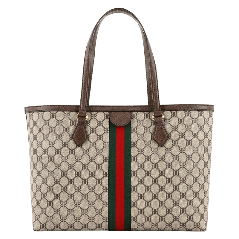 Balenciaga x Gucci The Hacker Project Tote BB Coated Canvas
