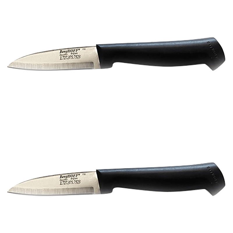 4.25" Stainless Steel Black Paring Knife (2 Pack)