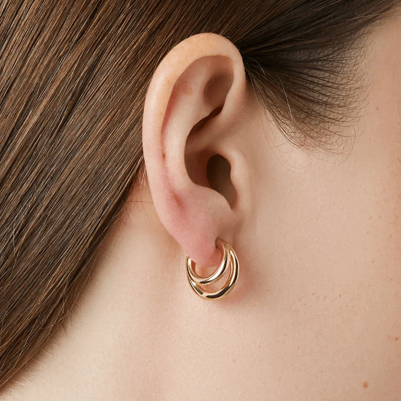 Double Hoop Earrings - Scarlett by Ana Luisa - FabFitFun