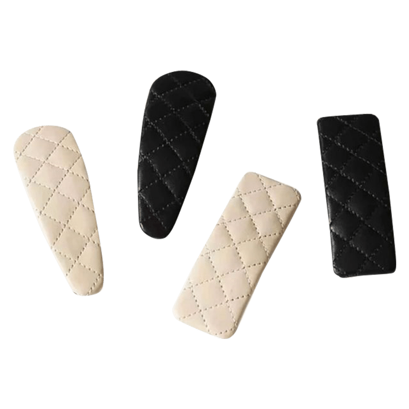 Set of Four Quilted Clips