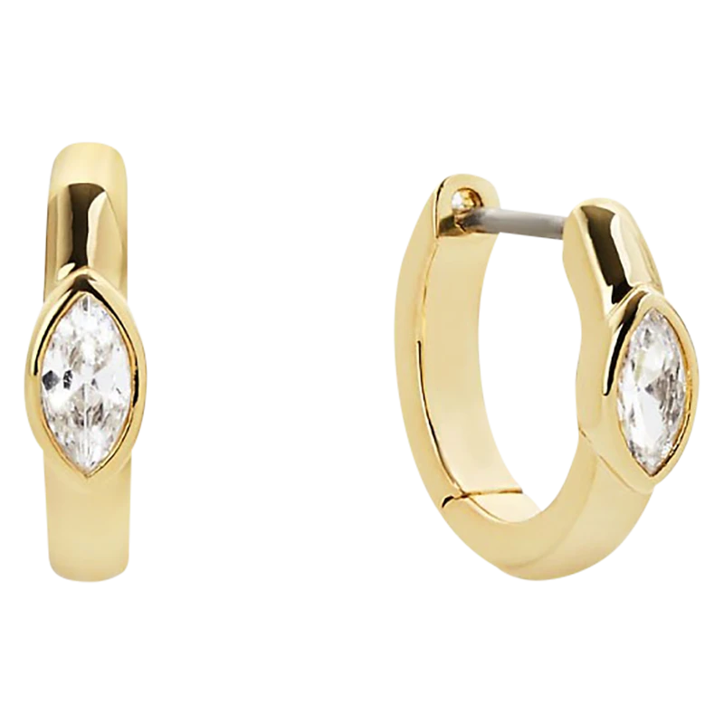 Gold Huggie Hoop Earrings - Rhode by Ana Luisa - FabFitFun