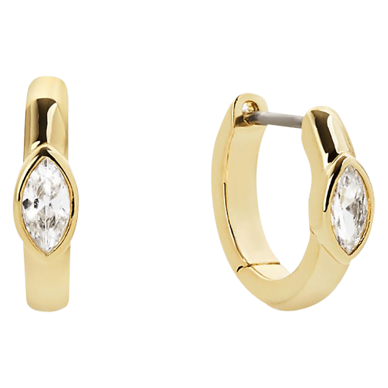 Gold Huggie Hoop Earrings - Rhode
