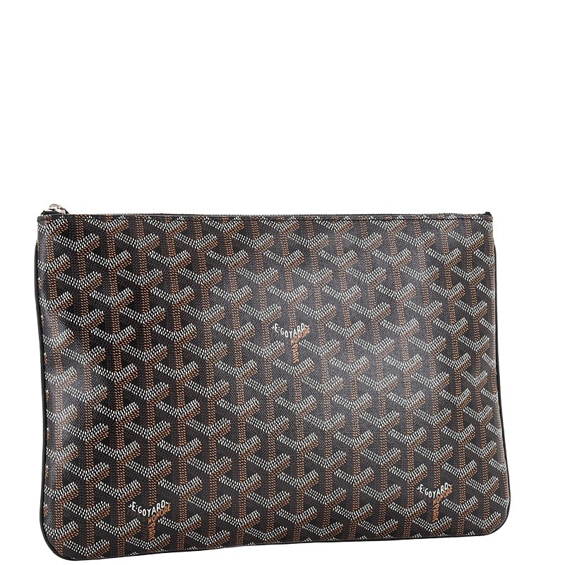 Goyard Senat Zip Pouch Coated Canvas MM