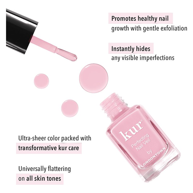 Perfecting Neil Veil No. 7 - Sheer Cherry Blossom Pink