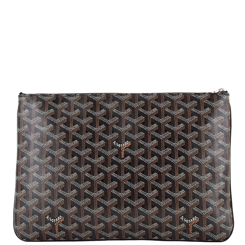 Goyard Senat Zip Pouch Coated Canvas MM