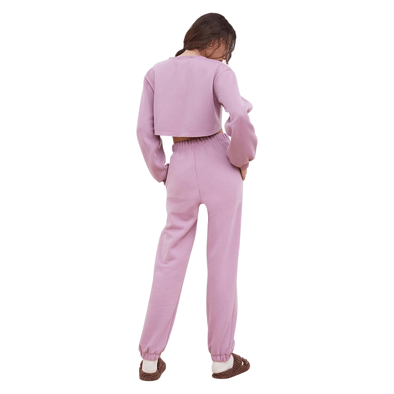 Josie Cropped Sweatshirt - L