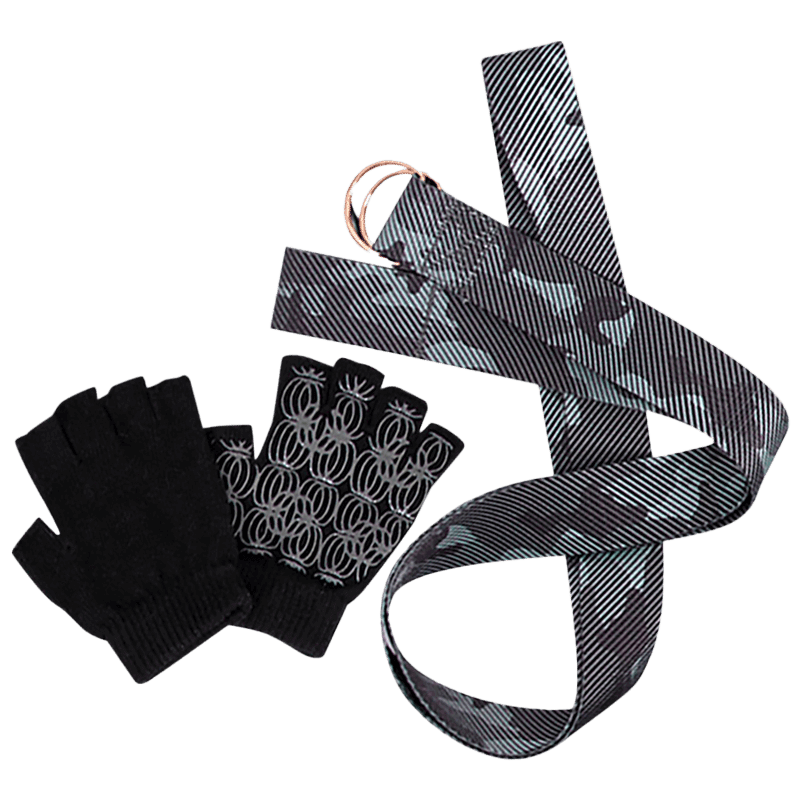 Yoga Strap + Balance Yoga Gloves