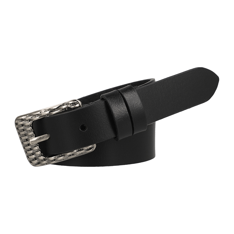 25mm Belt with Metal Woven Buckle - Medium