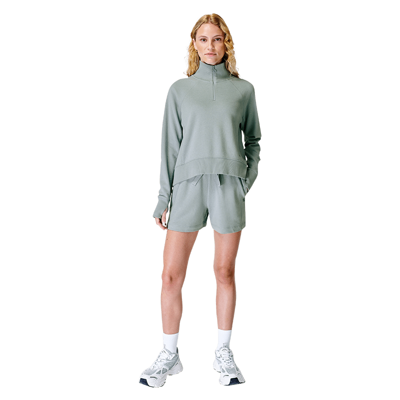 Revive High Waist Shorts - Vapour Blue S