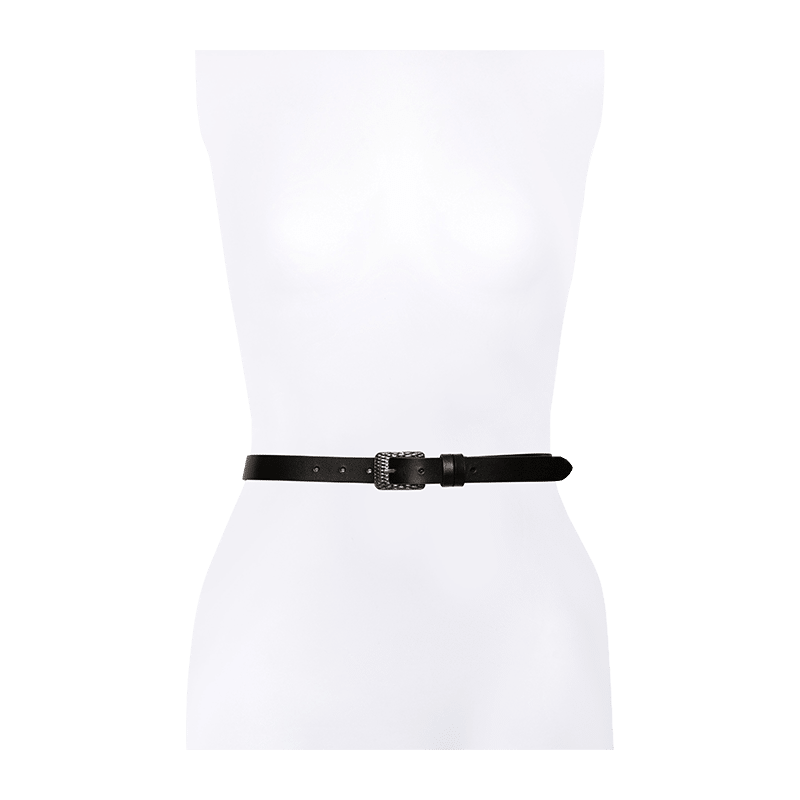 25mm Belt with Metal Woven Buckle - Medium